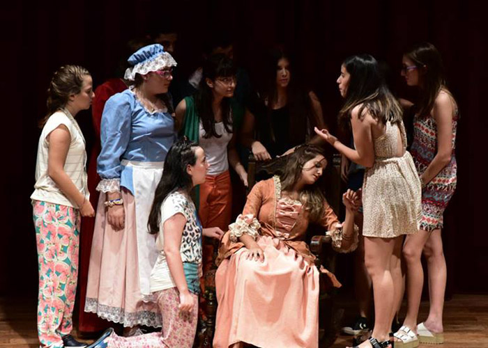 Taller de teatro para adolescentes.